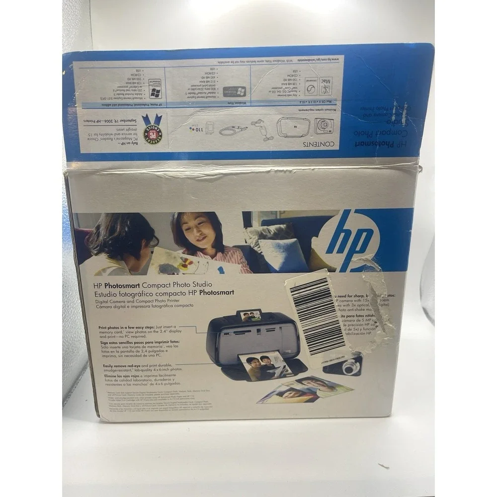 HP Photosmart Compact Photo Studio Printer Camera Not Included.